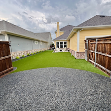 Backyard-Redesign-with-Artificial-Turf-Putting-Green-Landscape-Rock-Installation-in-McKinney-TX 10